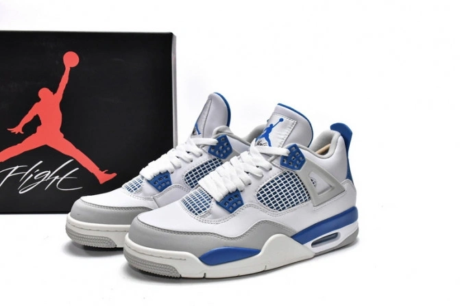 Bmlin shoes Air Blue Retro Jordan 4 Military 308497-105 (2012) 0715
